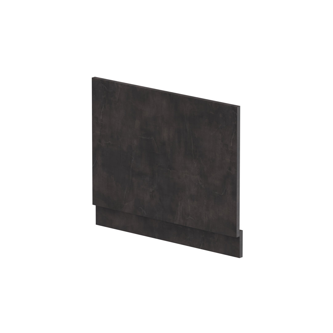 Nuie 700Mm Bath End Panel & Plinth Metallic Slate
